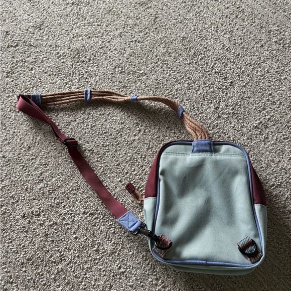 KAVU Two-Tone Crossbody Bag - Brown and Blue - Picture 2 of 2